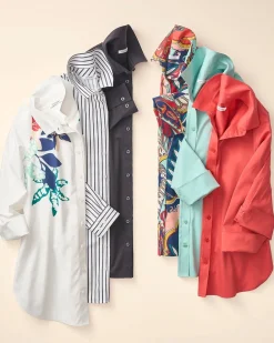 Flash Sale No Iron™ Artisan Shirt Tops