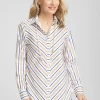 Outlet No Iron™ Stripe Shirt Tops