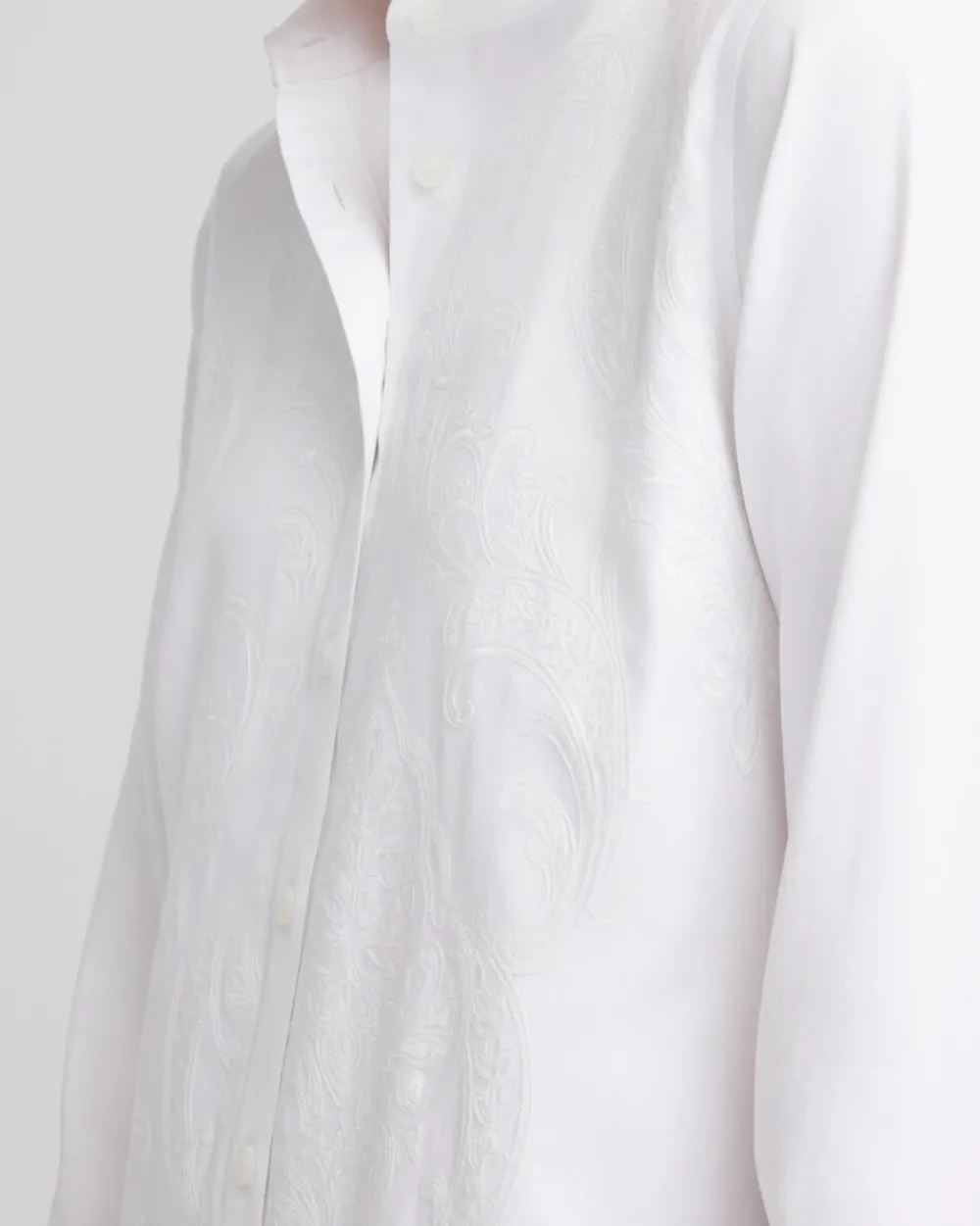 Shop No Iron™ Embroidered Sateen Stretch Tunic Tops