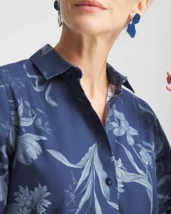Fashion No Iron™ Floral Tunic Tops