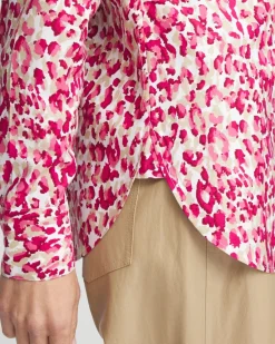Discount No Iron™ Leopard Print Shirt Tops | Blouses & Shirts