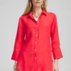 Sale No Iron™ Linen 3/4 Sleeve Shirt Tops