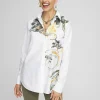 Store No Iron™ Placed Floral Shirt Tops