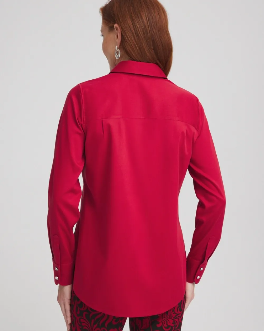 Cheap No Iron™ Sateen Rhinestone Shirt Tops | Blouses & Shirts