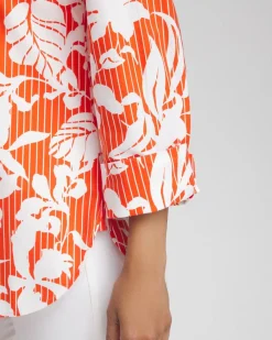 Discount No Iron™ Stretch Orchid Shirt Tops