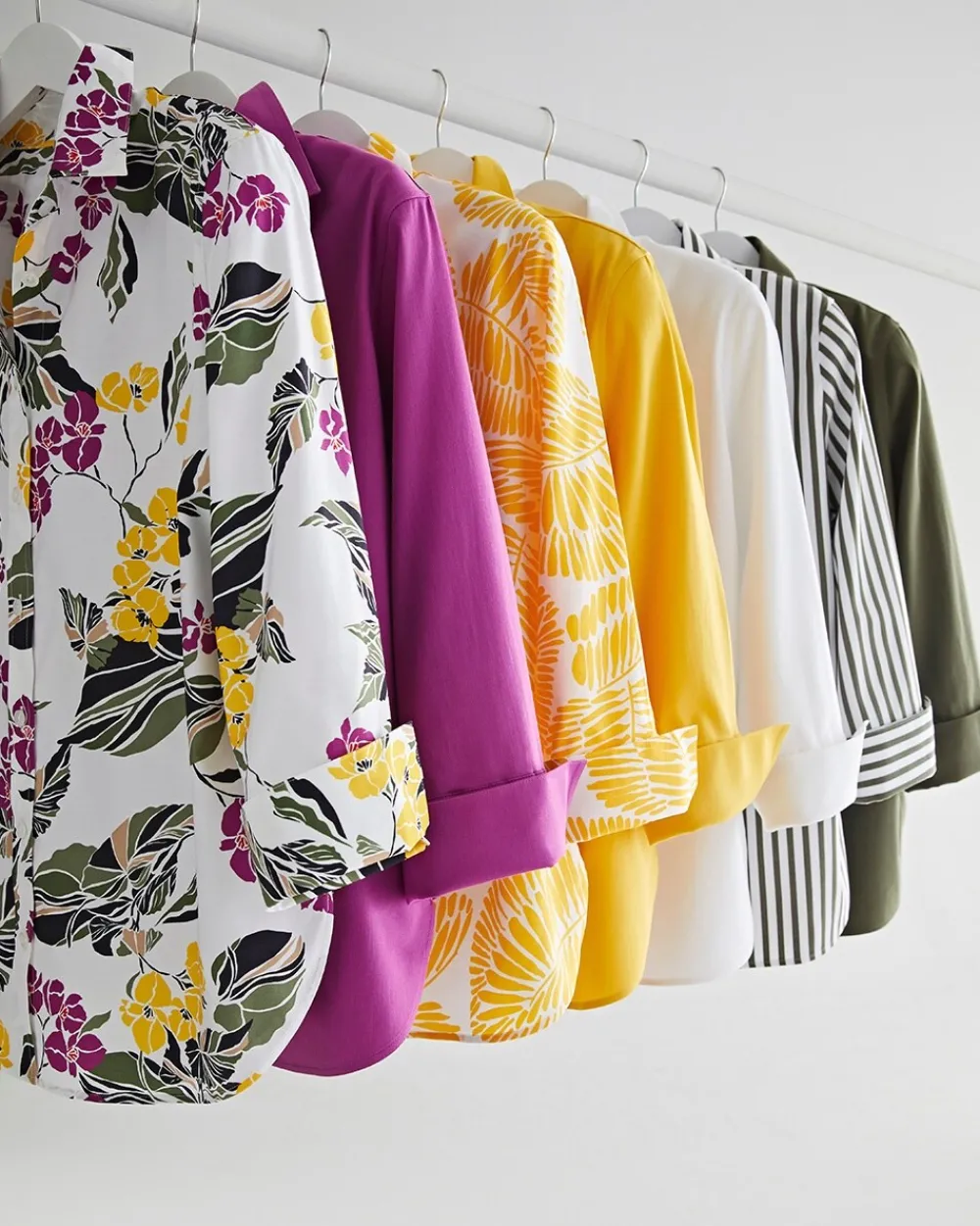 Cheap No Iron™ Stretch Palms Shirt Tops