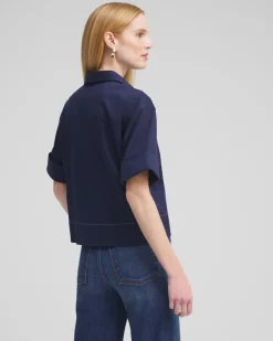 New No Iron™ Stretch Short Sleeve Shirt Tops