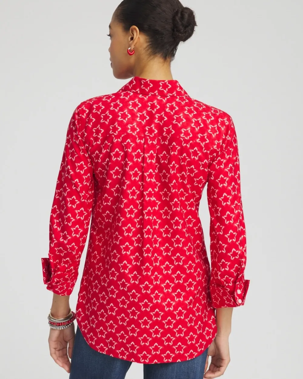 Best No Iron™ Stretch Stars Shirt Tops