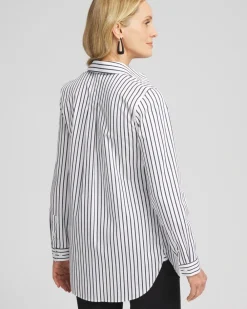 Store No Iron™ Stripe Tunic Tops