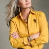 Sale No Iron™ Warm Stripe Jacquard Shirt Tops