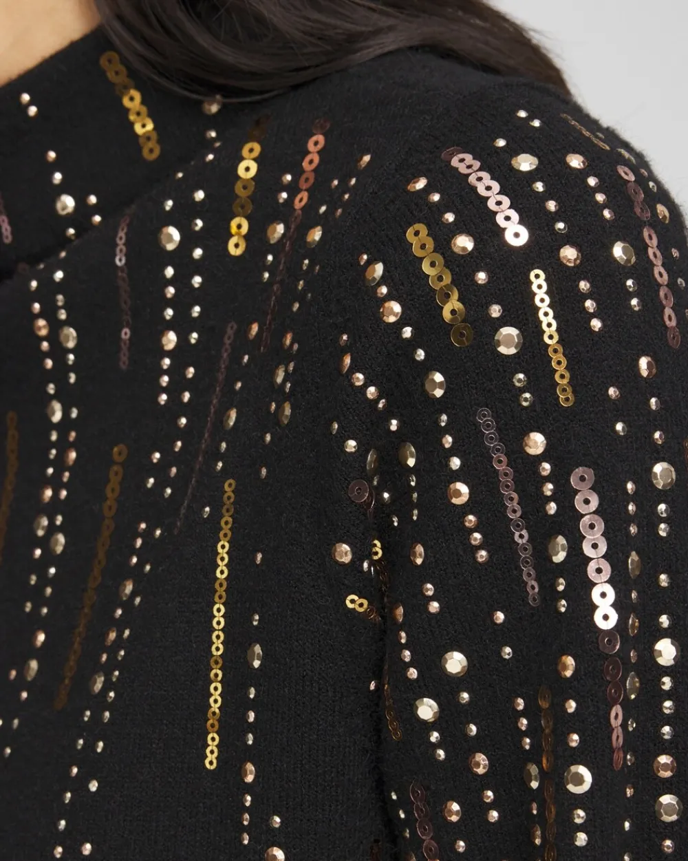 Cheap Ombré Sequin Pullover Sweater Sweaters | Matching Sets