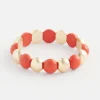 Outlet Orange Beaded Stretch Bracelet Bracelet Stacking