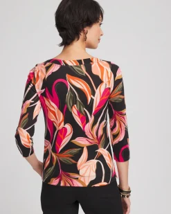 Clearance Orchid 3/4 Sleeve Tee Tops
