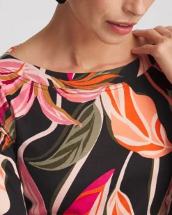 Clearance Orchid 3/4 Sleeve Tee Tops