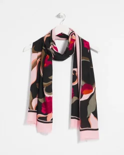 Shop Orchid Print Oblong Scarf Scarves