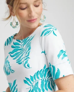 Flash Sale Palms Bateau Neck Tee Tops