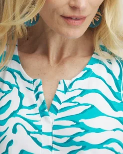 Flash Sale Palms Notch Neck Tank Tops
