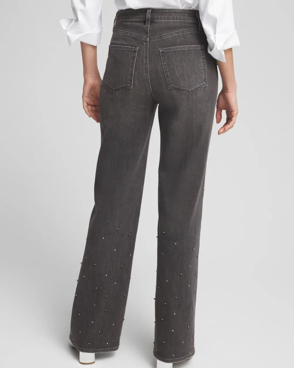 New Pearl High Rise Wide Leg Jean Jeans & Denim