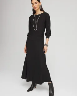 Discount Pleated Knit Skirt Skirts