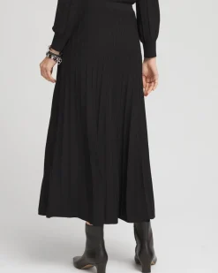 Discount Pleated Knit Skirt Skirts