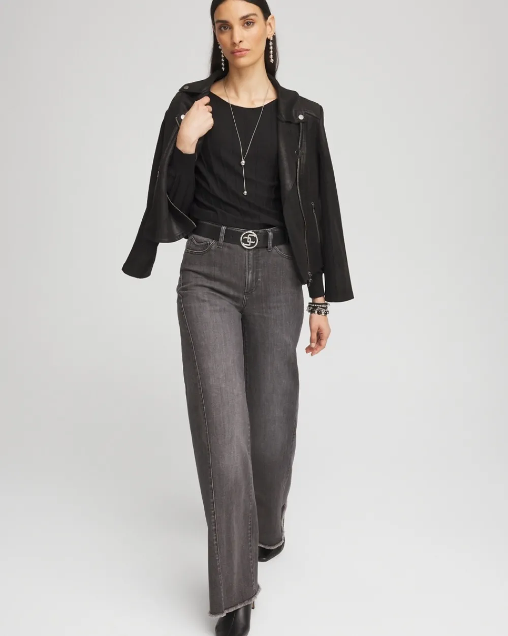 Store Pleated Long Sleeve Sweater Matching Sets