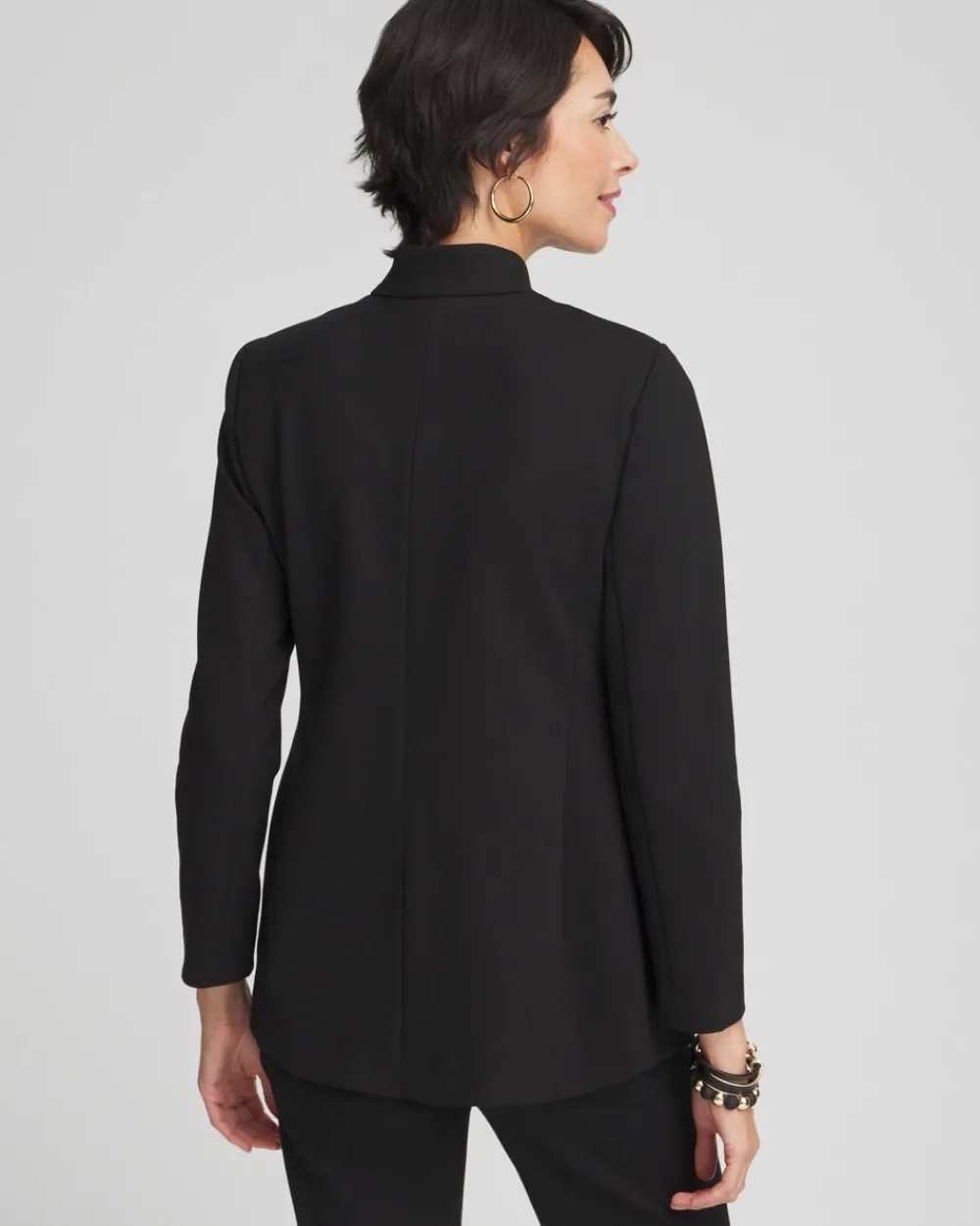 Fashion Ponte Blazer Jackets & Coats