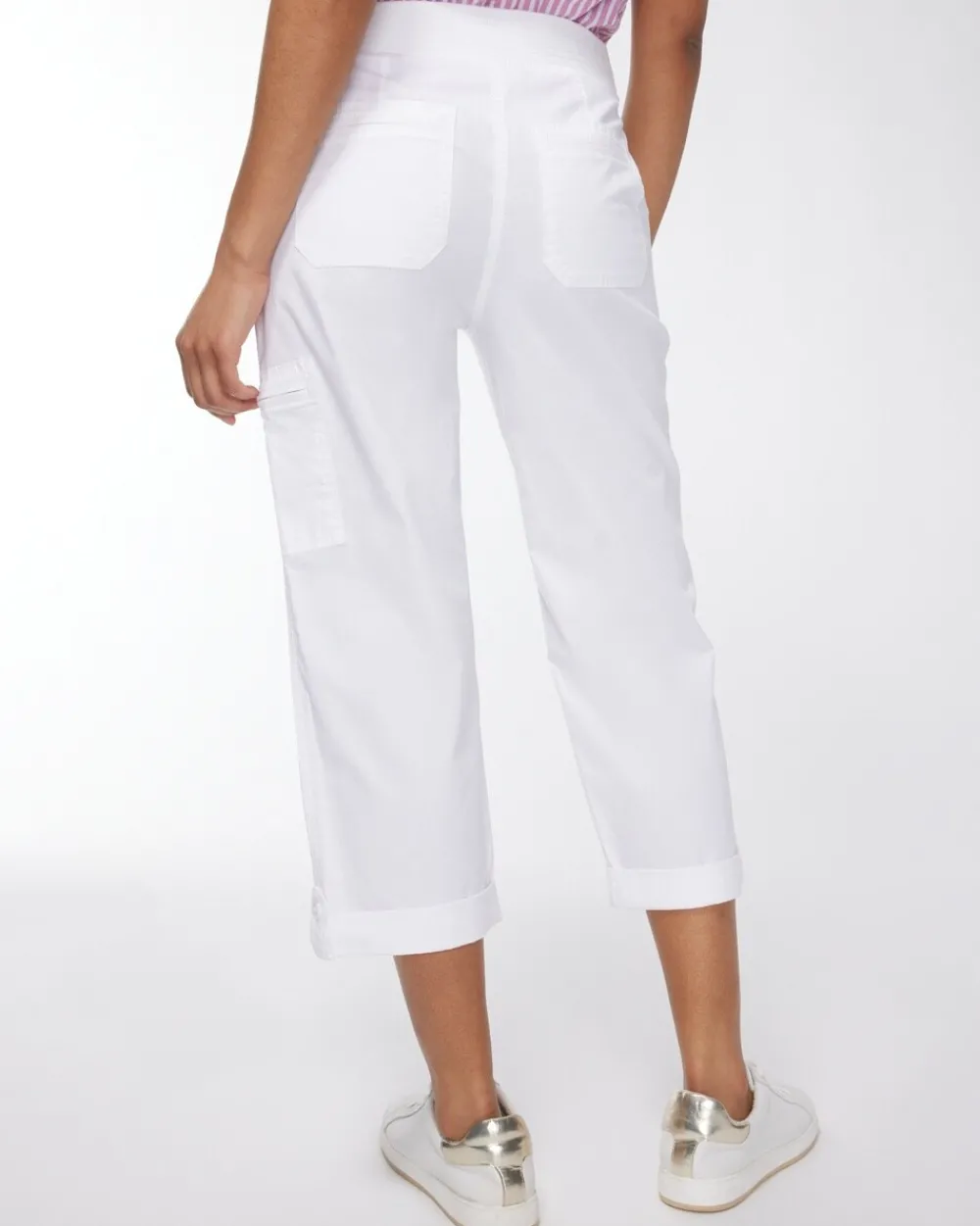 Sale Poplin Cropped Pants Pants