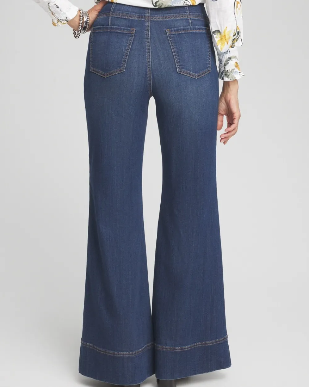 New Pull-On Flare Trouser Jeans Jeans & Denim