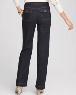 New Pull-On Wide Leg Jean Jeans & Denim