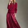 Best Relaxed Stretch Satin Skirt Skirts