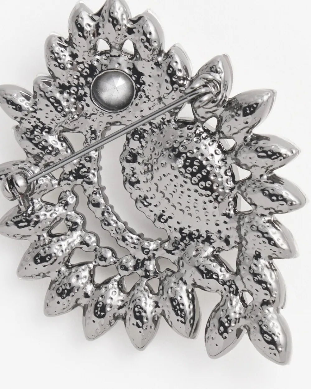 Fashion Rhinestone Hematite Brooch Pins & Brooches