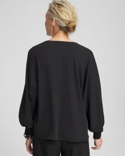 Clearance Satin Dolman Sleeve Top Tops | Blouses & Shirts