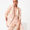 Cheap Satin Jacquard Blazer Jackets & Coats | Matching Sets