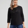 Flash Sale Sequins Heart Valentine's Tee Tops