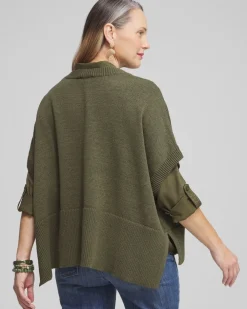 New Short Sleeve Knit Poncho Tops | Ponchos & Ruanas