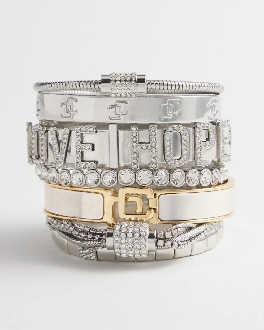 Best Tone Multi Strand Pavé Bracelet Bracelets | Everyday Jewelry