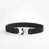 Store Silver Tone Toggle Stretch Belt Belts