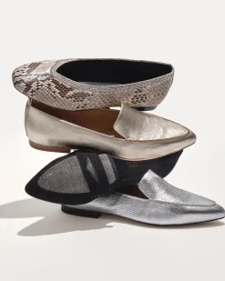 Outlet Snake Print Flats Shoes
