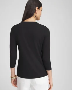Discount Soutache Detail Top Tops