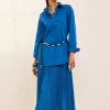 Best Sale Sunburst Pleated Skirt Skirts