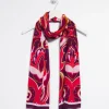 Clearance Swirl Print Scarf Scarves