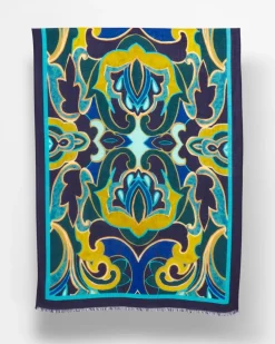 Clearance Swirl Print Scarf Scarves