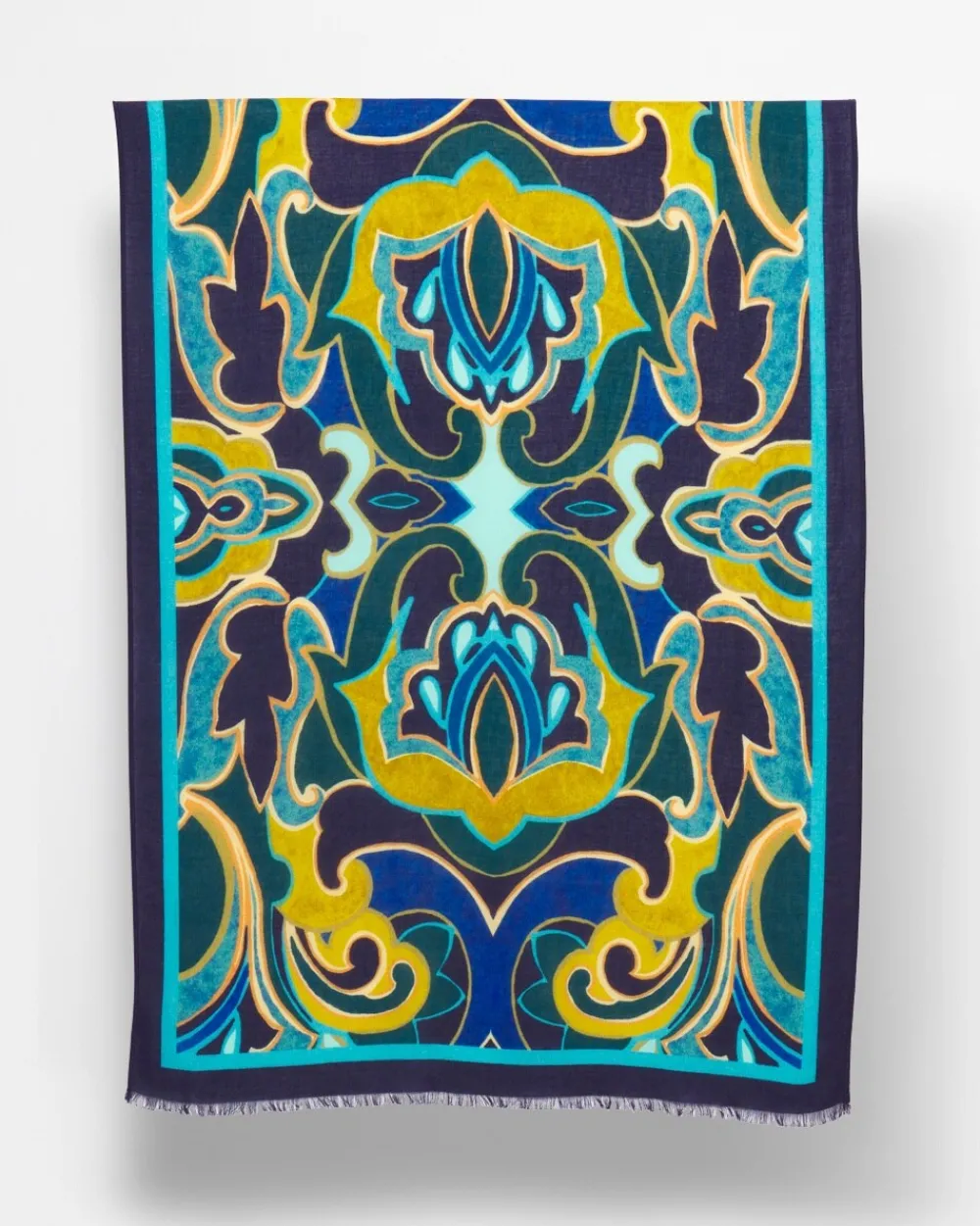 Clearance Swirl Print Scarf Scarves