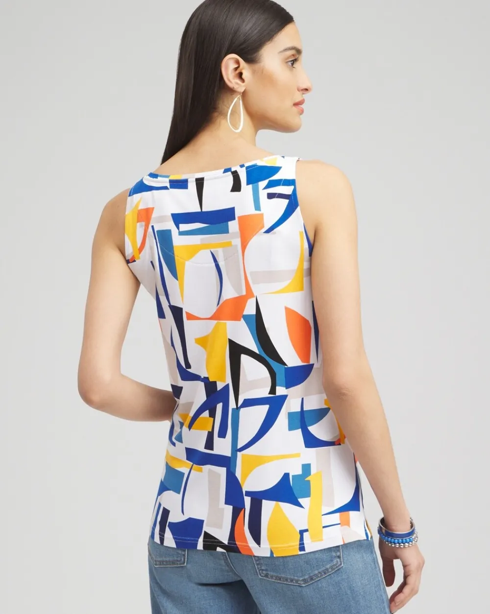 Shop Touch Of Cool™ Abstract Polished Tank Tops
