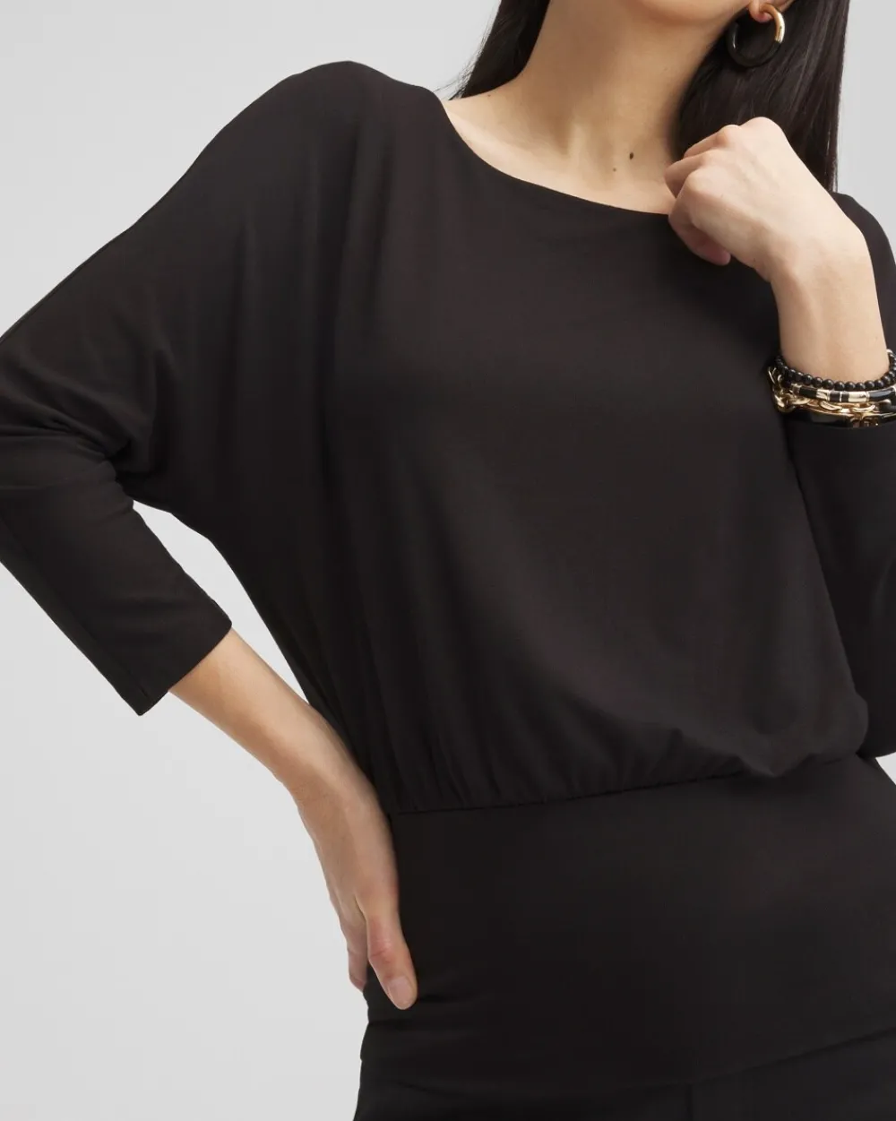 New Touch Of Cool™ Banded Hem Tee Tops