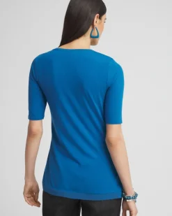 New Touch Of Cool™ Draped Tunic Tops