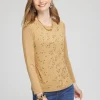 Clearance Touch Of Cool™ Embellished Leopard Layering Tee Tops