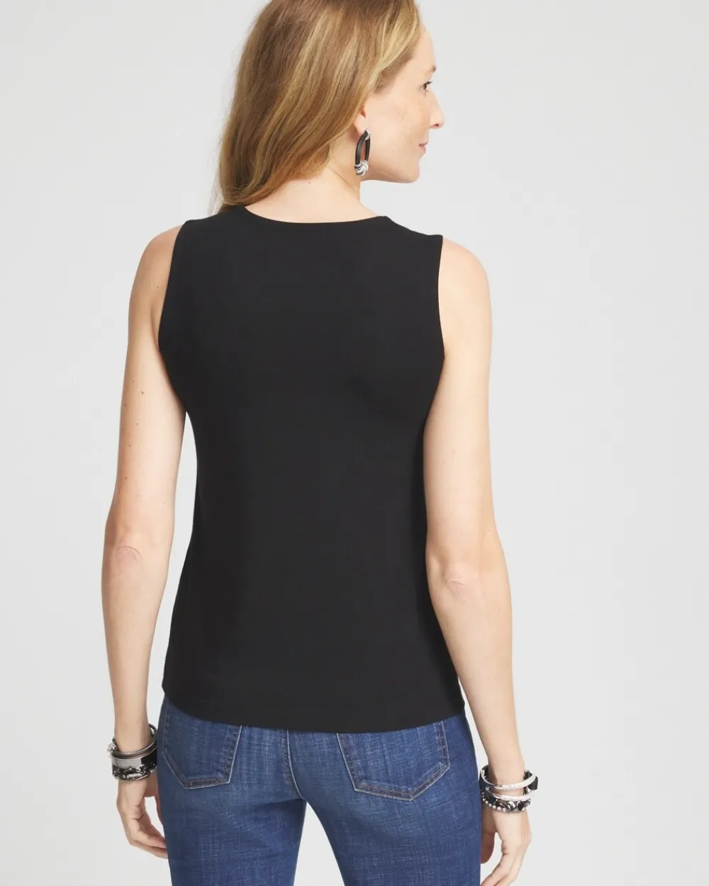 Shop Touch Of Cool™ Embellished High-Neck Tank Tops | Tees