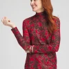 Sale Touch Of Cool™ Floral Foil Layering Tee Tops | Tees