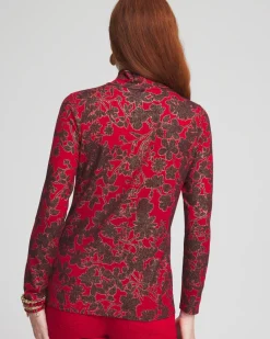 Sale Touch Of Cool™ Floral Foil Layering Tee Tops | Tees